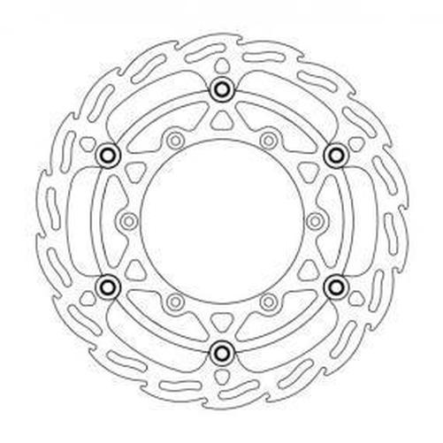 BRAKE DISC FRONT MOTO MASTER FLAME OVERSIZED 270MM YAMAHA YZ125 YZ250 08-21 YZ250F 07-20 YZ450F
