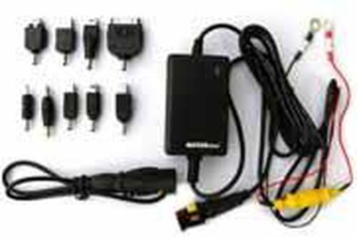 The Motorader Electronics Charging Cable is ideal for charging your electronic devices while out riding. Has 9 different adapters