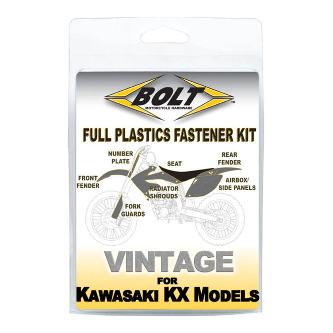 BOLT PLASTICS FASTENER KIT KAW KX450F 19- KX250F 21-