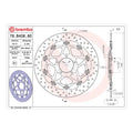 Brembo Prime Serie Oro Front Brake Disc 78B40880
