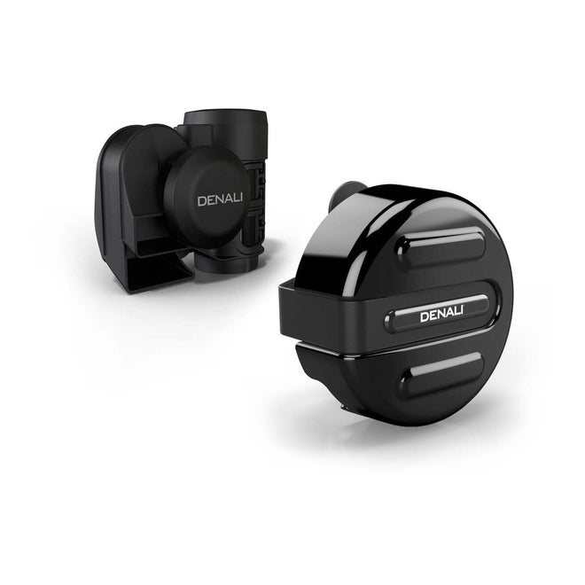 Denali SoundBomb V-Twin Dual-Tone Air Horn with Cover - Black