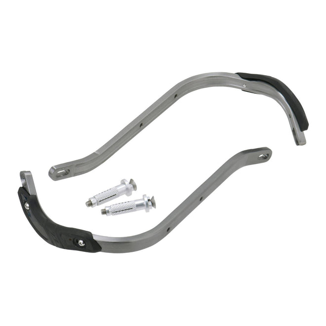 Zeta Pro Armor Bended Hand Guard - Titanium Colour