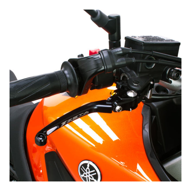 Zeta Pilot B-Lever Black Yamaha YZF-R1/M/S '15-,YZF-R6 '17-