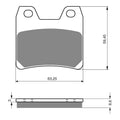 GOLDfren Brake Pads - S3 Sintered Sports