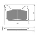 GOLDfren Brake Pads - S3 Sintered Sports