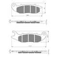 GOLDfren Brake Pads GF278 - K5