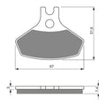 GOLDfren Brake Pads - K5 Off-Road Racing