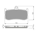GOLDfren Brake Pads - S3 Sintered Sports