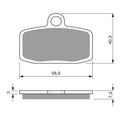 GOLDfren Brake Pads - K5 Off-Road Racing