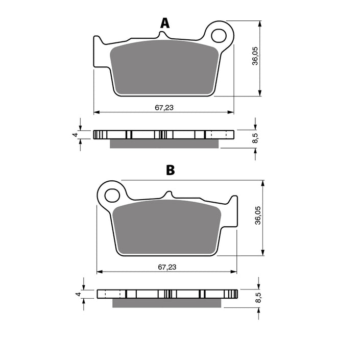 Brake Pads Goldfren GF346 - K5
