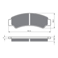 GOLDfren Brake Pads - K5 Off-Road Racing