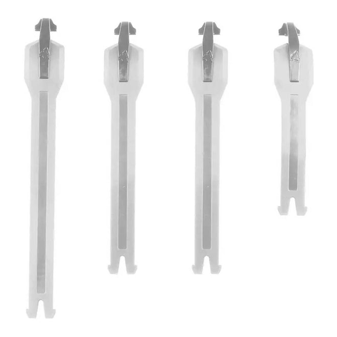 Leatt Kit GPX 4.5 / 5.5 Boot Strap FlexLock - White 4-pcs
