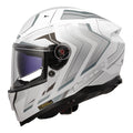 LS2 FF811 Vector II Alizer - Matte White / Silver 06