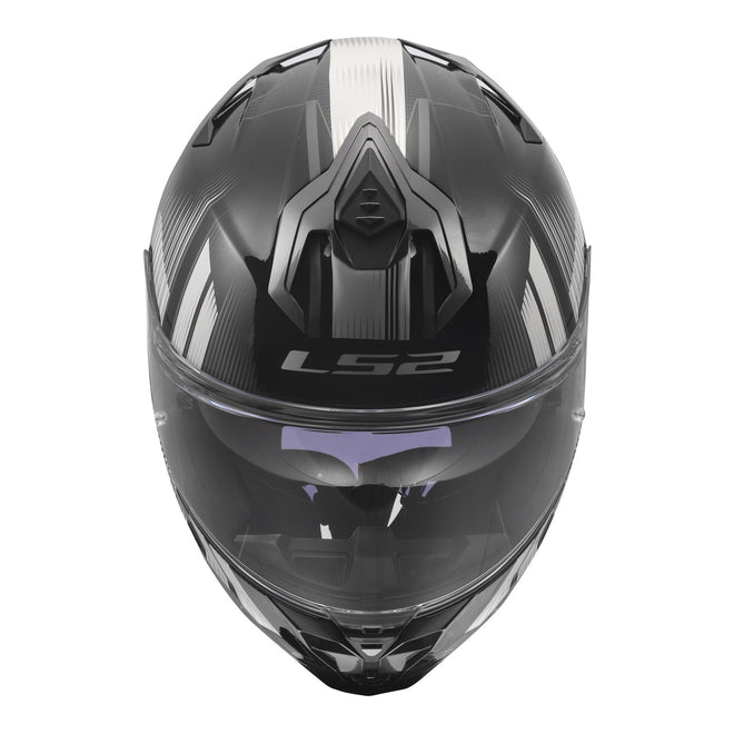 LS2 FF817 Challenger II Nitro Helmet - Black / Grey