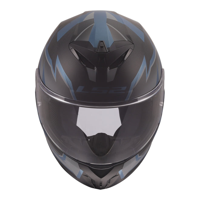 LS2 FF820 Rapid III Xtrem Helmet - Black / Blue Petrol