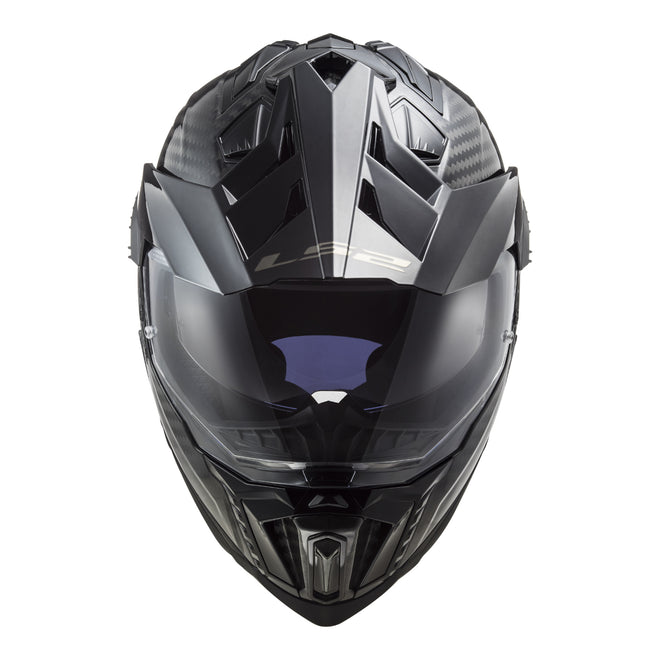 LS2 MX701 Explorer Carbon Solid - Gloss Carbon