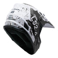 LS2 MX706 COZ Hyde Helmet - Black / White