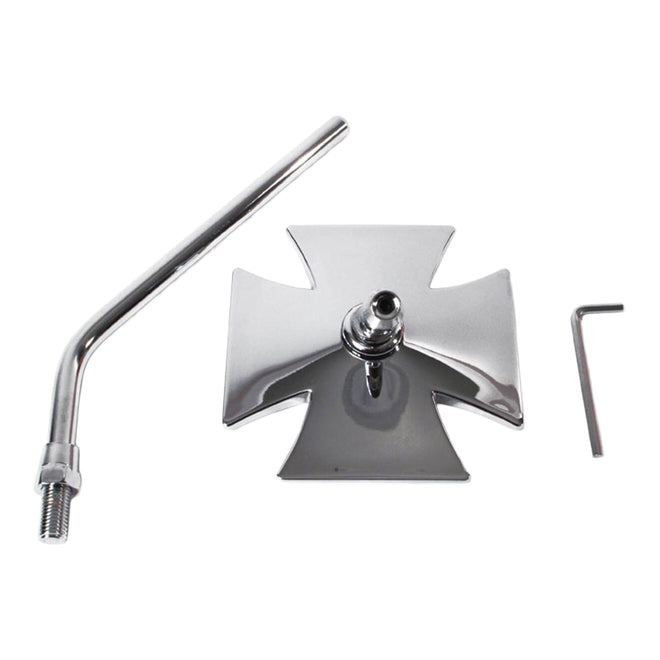 Whites Mirror - Maltese Cross 10mm Fitting