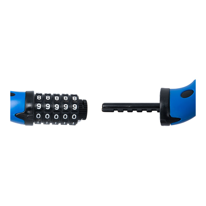 Oxford Combi 12 Combination Cable Lock - Smoke 12mm X 1800mm