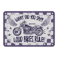 Oxford Garage Metal Sign: What Did You Say