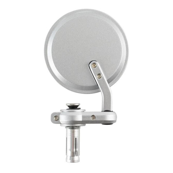 Oxford Bar End Mirrors - Silver (Pair)
