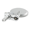 Oxford Bar End Mirrors - Silver (Pair)