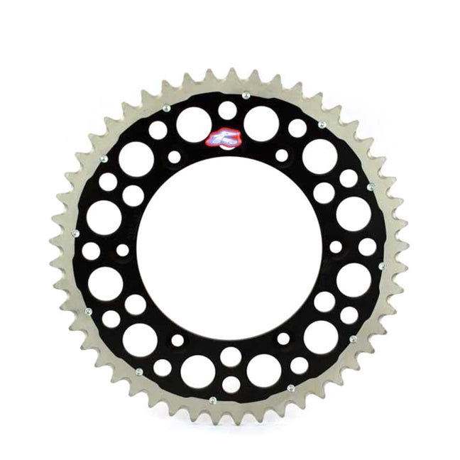 Renthal Sprocket Twinring Black 51T Bi-Metal Grooved Packaged