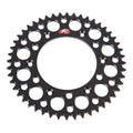 Renthal Sprocket Rear Black 48T Alloy 7075 T6 Grooved