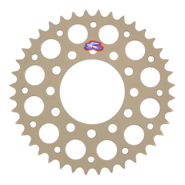 Renthal Sprocket Rear Silver 40T Alloy 7075 T6 Grooved Kawasaki