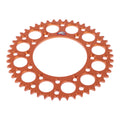 Renthal Sprocket Rear Orange 48T Alloy 7075 T6 Grooved KTM