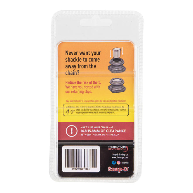Snap-D 6-pack Anti-Theft Retaining Clip
