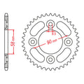 Sprocket Kit Honda C110X - 428H 14/37