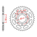 Sprocket Kit Honda XRM125 '21 - 428H 13/51