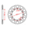 Sprocket Kit Honda XR200 (6 Stud) - 520SO 12/48