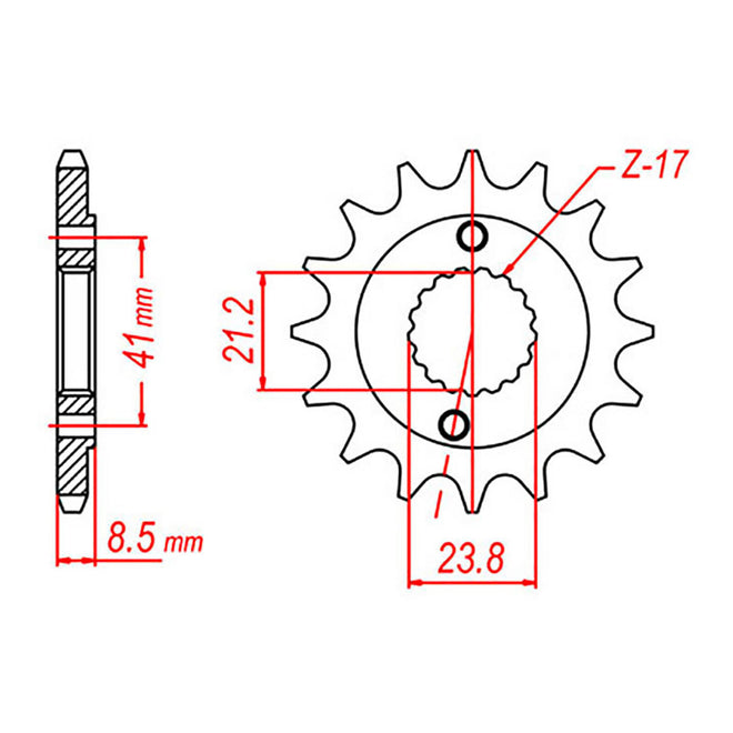 Sprocket Kit Honda XR400 (Trail) - 520KXZ 14/48