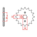 Sprocket Kit Suzuki ATV LT50 - 420MS 11/37