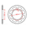 Sprocket Kit Kawasaki KLR650 '22-'24 X-Ring - Gold 15/43