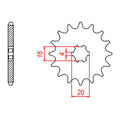 Sprocket Kit Suzuki RM85L (Big wheel) - 428H 13/47