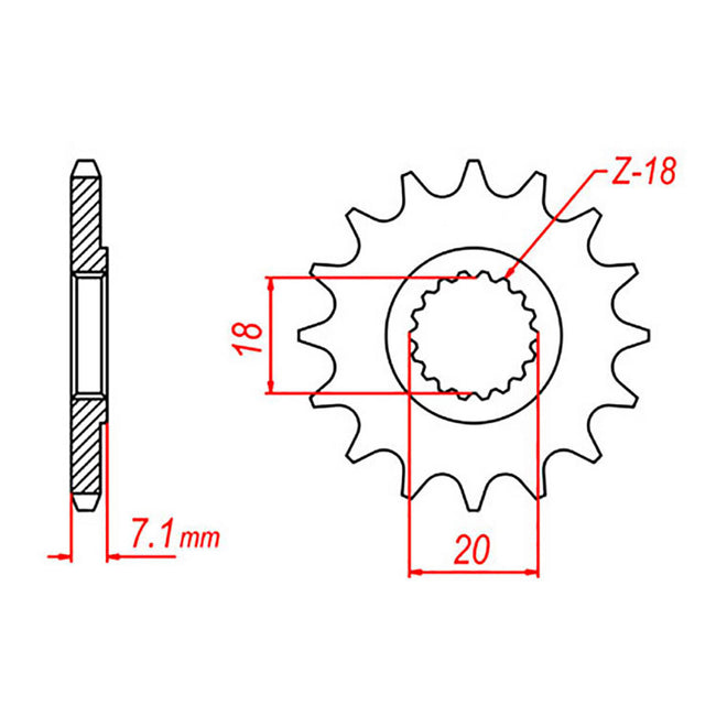 Sprocket Kit Suzuki RM125/RMZ250 - 520KXZ 12/50