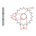 Sprocket Kit Yamaha YZ125 '99-'01 U-Ring - GB520MXU 13/48