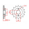 Sprocket Kit Ducati - GB520ZXW 15/39