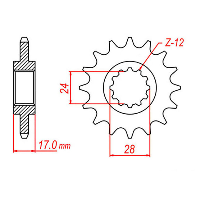 Sprocket Kit Honda CBR600 '97/'98 - 525XRE 15/43