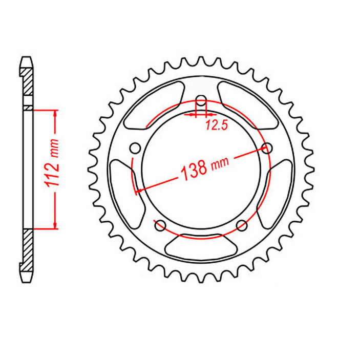 Sprocket Kit Honda CBR600 '99-'00 - 525XRE 16/43