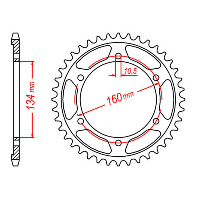 Sprocket Kit Honda CBR600RR '03-'06 - 525XRE 16/42
