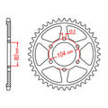 Sprocket Kit Kawasaki ZXR750 (J1-J2) '91-'92 - 530XRE 16/45