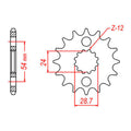 Sprocket Kit Kawasaki ZX14 '06-'11 - GB530ZXW 17/41