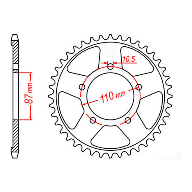 Sprocket Kit Suzuki GSF650 Bandit '05-'06 - 530XRE 15/47