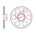 Sprocket Kit Yamaha SR250 - 520SO 16/45