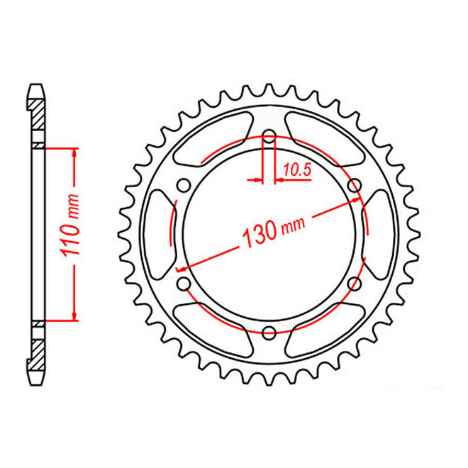 Sprocket Kit Yamaha XSR700 '17- 525XRE 16-43