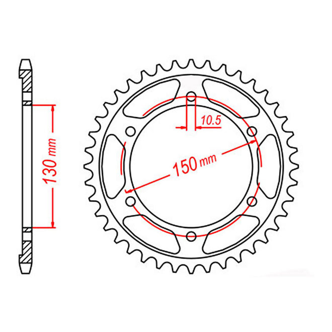 Sprocket Kit Yamaha YZF750 '93-'98 - 530XRE 16/39